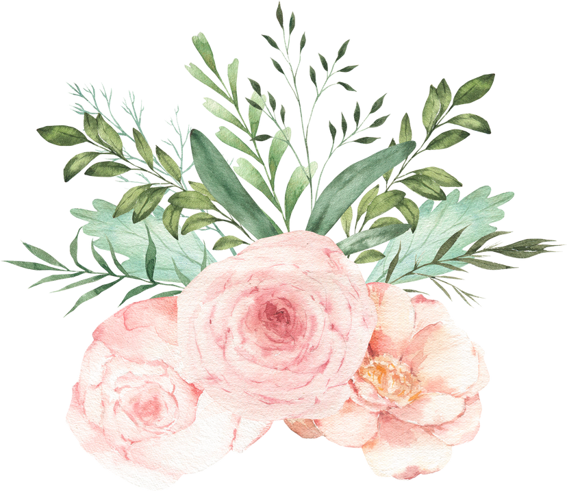 Watercolor Flowers Illustration